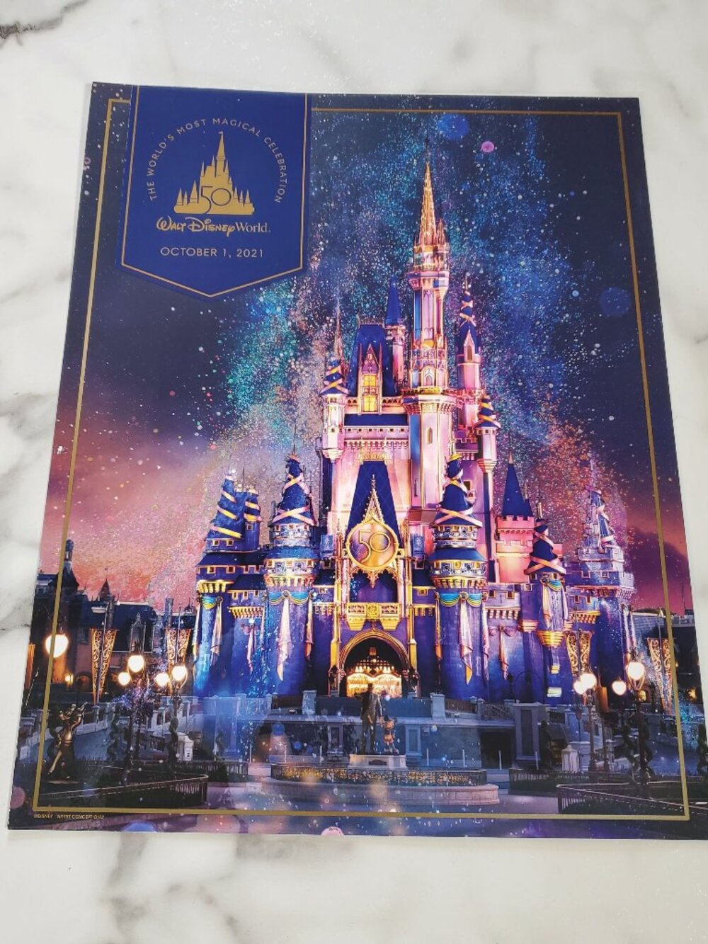 Disney World's Most Magical Celebration Print October 1, 2021